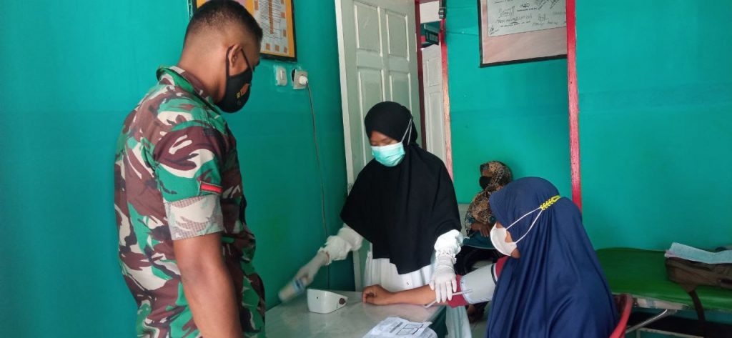 Kodim 1413/Buton Gelar Vaksinasi di Buton Tengah