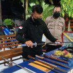 Melakukan Penyerangan, Polisi Bubarkan Kelompok Pemuda dan Amankan Puluhan Senjata Tajam