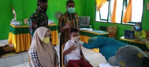 Kodim 1413 Buton Lakukan pendampingan vaksin di 3 Kabupaten/kota