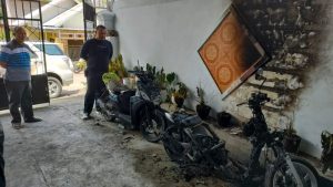 Seorang Pelaku Pencurian di Baubau Bakar Empat Motor Milik Korbannya