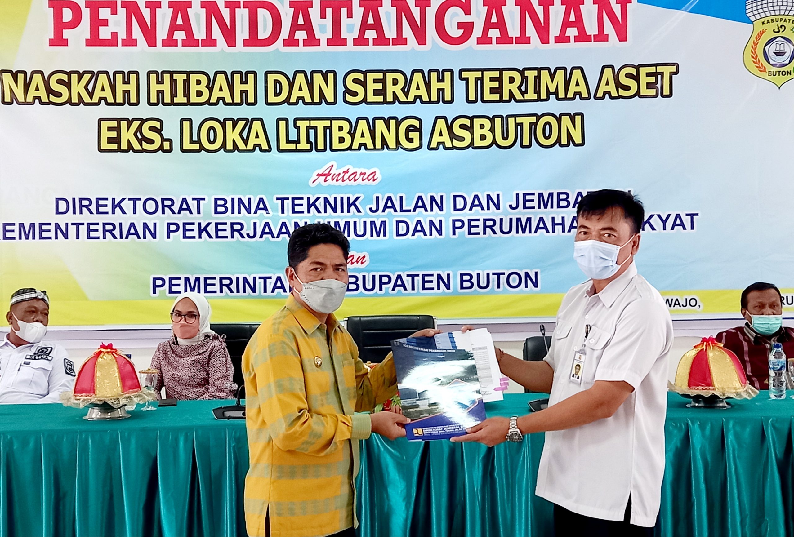 Kementrian PUPR Serahkan Aset Eks Loka Litbang Asbuton Kepada Pemda Buton