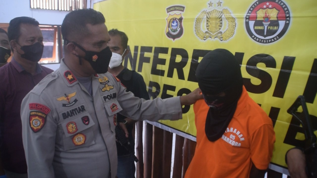 Karena Faktor Ekonomi, Dua Warga Muna Edarkan 45 Paket Sabu