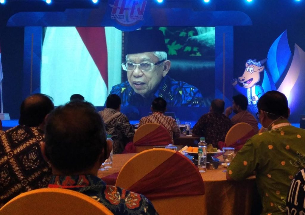 Konvensi Media Massa, Wapres Minta Konten Media di Indonesia Harus Kuasai Pasar