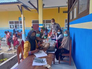 Dandim 1413 Buton : Pantauan Vaksinasi Merupakan Dukungan TNI Terhadap Program Pemerintah