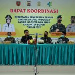 Dukung Percepatan Vaksinasi Tahap 2 dan Booster Bupati La Bakry Gelar Rakor