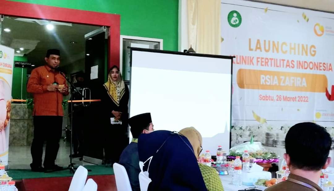 Plt. Wali Kota Baubau Resmikan Klinik Fertilitas Indonesia RSIA Zafira