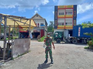 koramil 1413-02/Pasarwajo himbau masyarakat terapkan PPKM