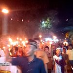 Sambut Ramadan, Generasi Muda Pasarwajo Kambula-Bulana Gelar Pawai Obor