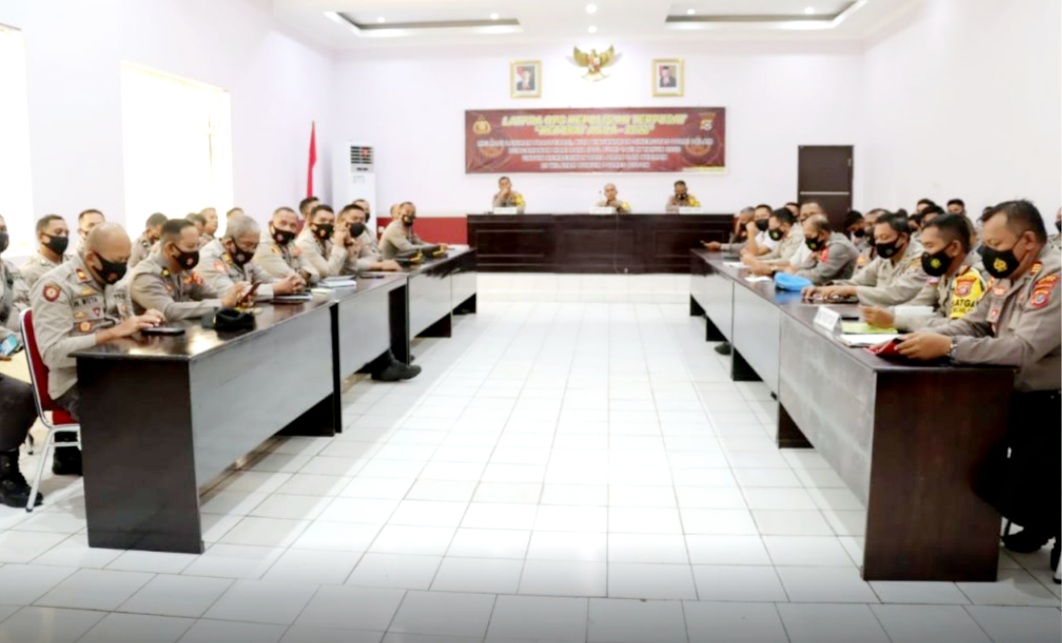 Kapolres Buton Pimpin Latpra Ops Ketupat Anoa 2022