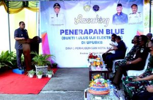 Wali Kota Baubau Launching Penerapan Bukti Lulus Uji Elektronik