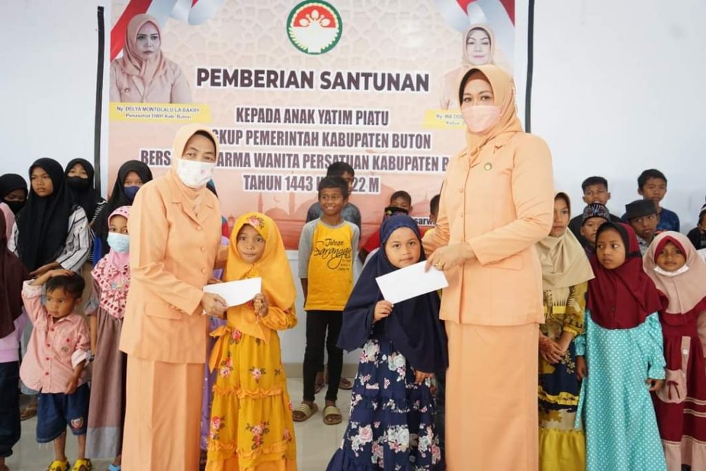 DWP Kabupaten Buton Santuni Anak Yatim Piatu