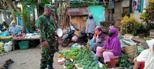 Kodim 1413 Buton Lakukan Komsos Prokes di sejumlah tempat Umum