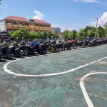Polres Baubau Tilang 34 Unit Sepeda Motor Balap Liar