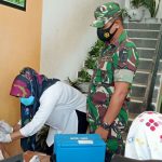 Kodim 1413 Buton Pantau Vaksinasi Covid di Bulan Ramadan