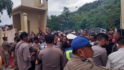 Polemik Wabula dan Wasuemba Dimediasi Polres Buton, Warga Wabula Demo Hingga Malam