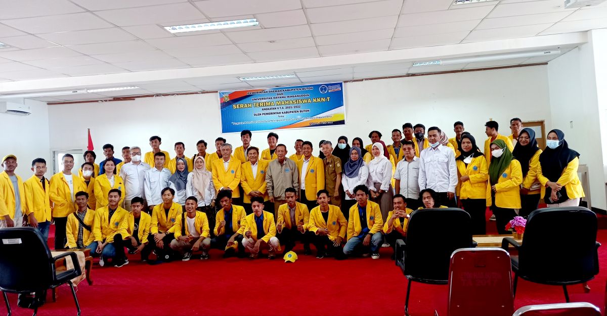 Pemda Buton Terima 153 Mahasiswa KKN-T Unidayan