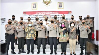 Tim Puslitbang Polri Kunjungi Polres Buton