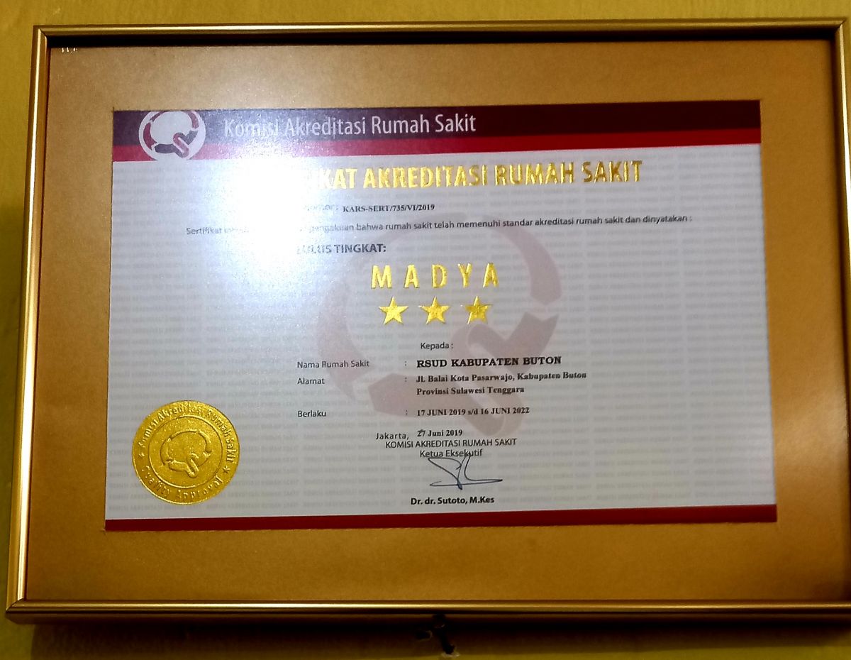 Bertekad Tingkatkan Akreditasi Paripurna, Pemda Diminta Dukung RSUD Buton