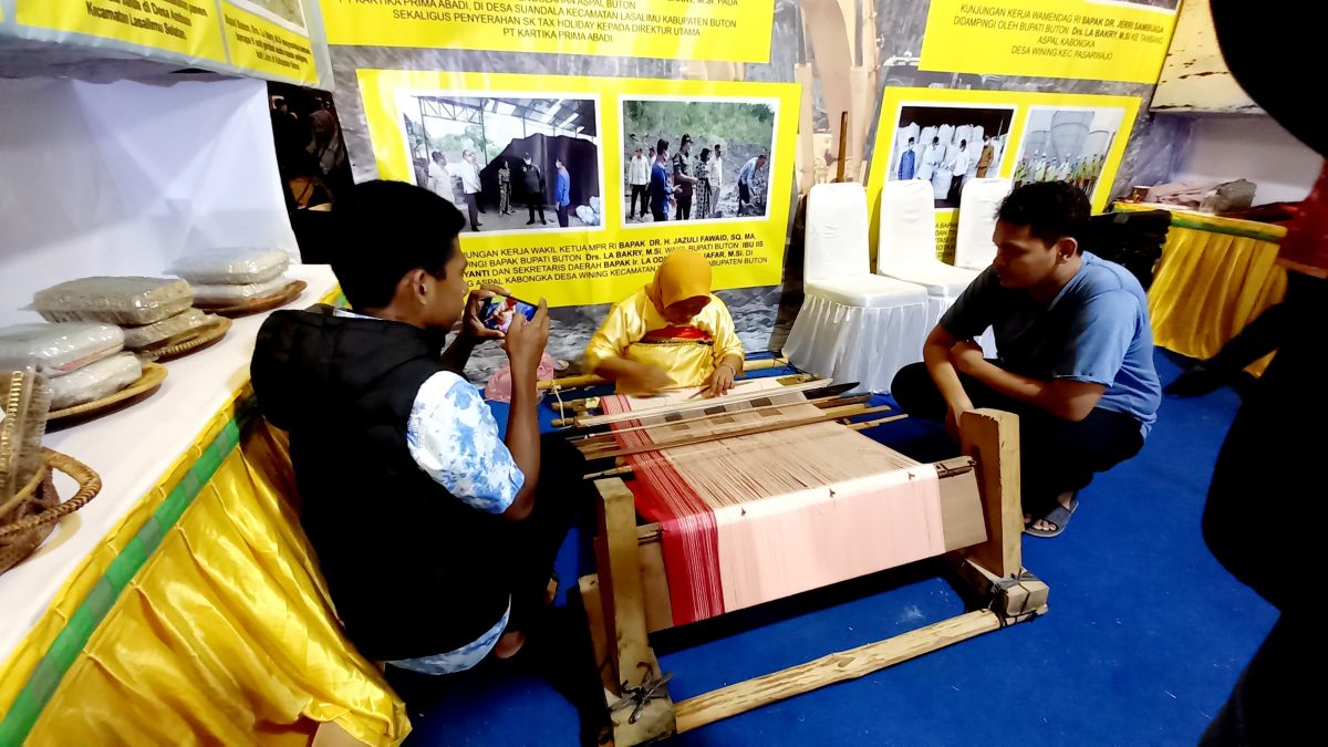 Pameran Pembangunan Peraktif, Pemkab Buton Tampilkan Produk Unggulan