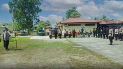 Kapolres Buton Turunkan Personil Amankan Aksi Unjuk Rasa di Busel