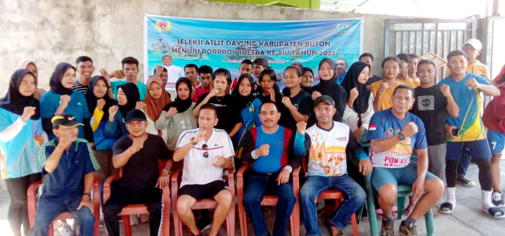 Ketua Podsi Sultra dan Ketua KONI Buton Seleksi Atlet Dayung