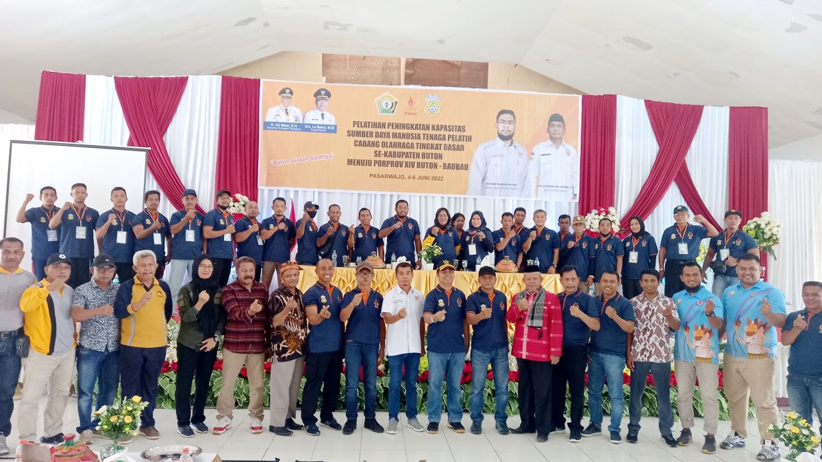 Pelatih Cabor di Buton Ikuti Pelatihan Peningkatan Kapasitas SDM