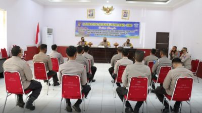Kapolres Buton Pimpin Latpra Operasi Patuh Anoa 2022