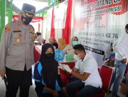 Hari Bhayangkara Ke 76, Polres Buton Kembali Gelar Vaksinasi Massal