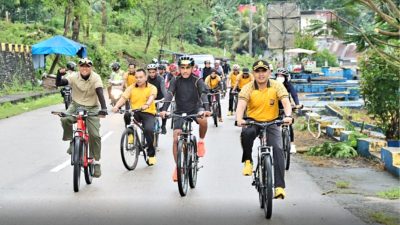 Polres Buton Gelar Olahraga Fun Bike