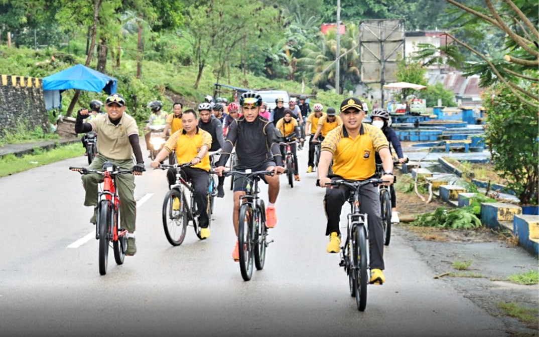 Polres Buton Gelar Olahraga Fun Bike