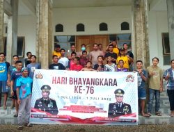 Polres Buton Gelar Bakti Sosial di Sejumlah Tempat Ibadah, Dalam Rangka Hari Bhayangkara ke-76