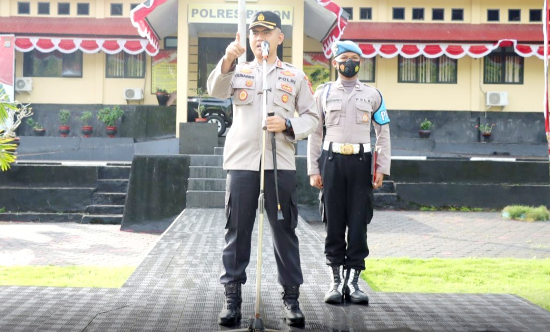 Pindah Tugas, Ini Pesan Kapolres Buton kepada Anggota