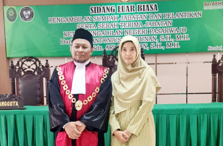 Ketua Pengadilan Negeri Pasarwajo Pindah Tugas, Ari Gunawan Jabat Ketua PN