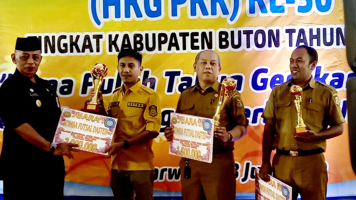 Semarak Puncak HKG PKK Ke - 50 Tingkat Kabupaten Buton