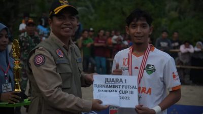 Bupati Buton Tutup Turnamen Futsal Babinsa Cup III di Desa Manuru