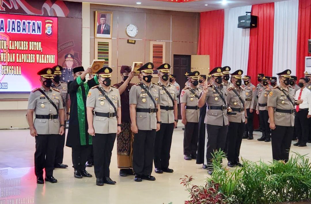 Sertijab, Kapolres Buton Resmi Dijabat AKBP Rudy Silaen