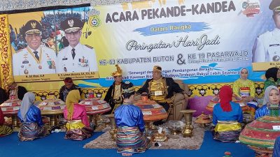 Pemkab Buton Gelar Acara Pekande-Kandea 1000 Talang