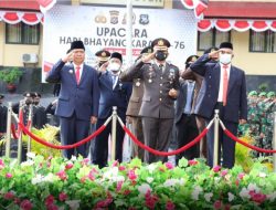Kapolres Buton Dan Forkopimda Ikuti Upacara Puncak Hari Bhayangkara ke-76