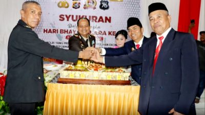 Polres Buton Gelar Acara Syukuran Dalam Rangka Hari Bhayangkara ke-76