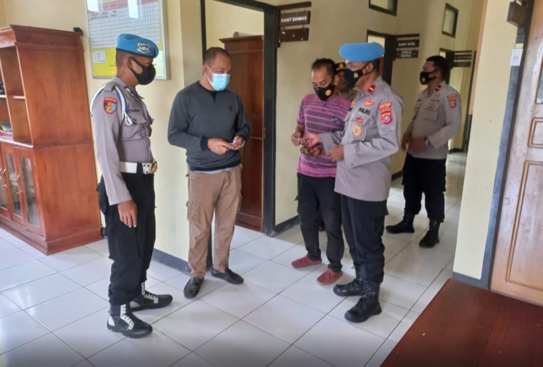 Propam Polres Buton Laksanakan Gaktibplin di Polsek Wabula