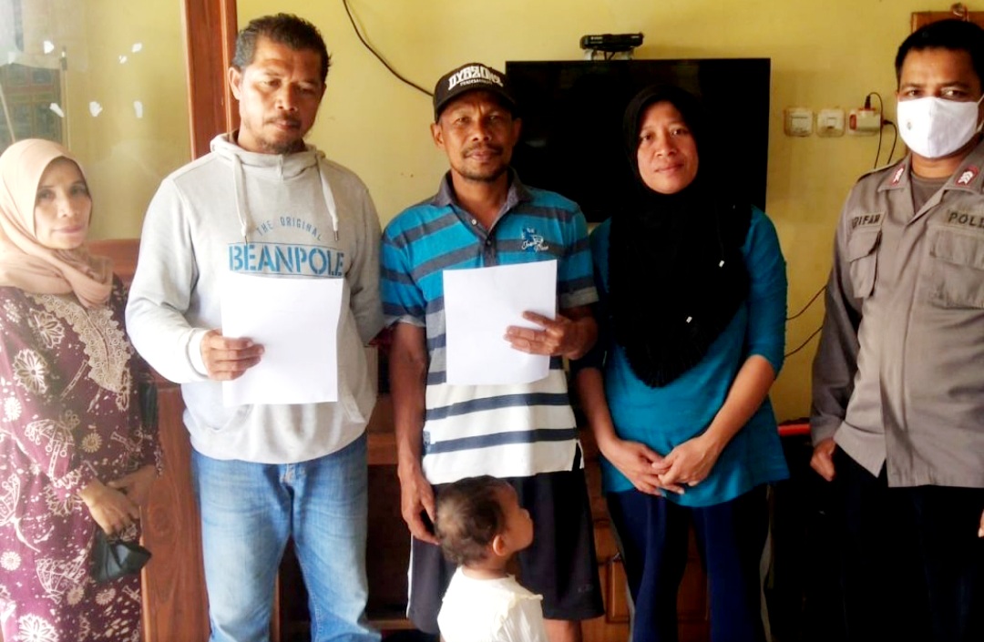 Kasus Lakalantas di Desa Matanauwe Diselesaikan secara Kekeluargaan