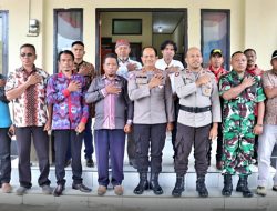 Kunker di Polsek Sampuabalo, Kapolres Ajak Warga Jaga Kamtibmas