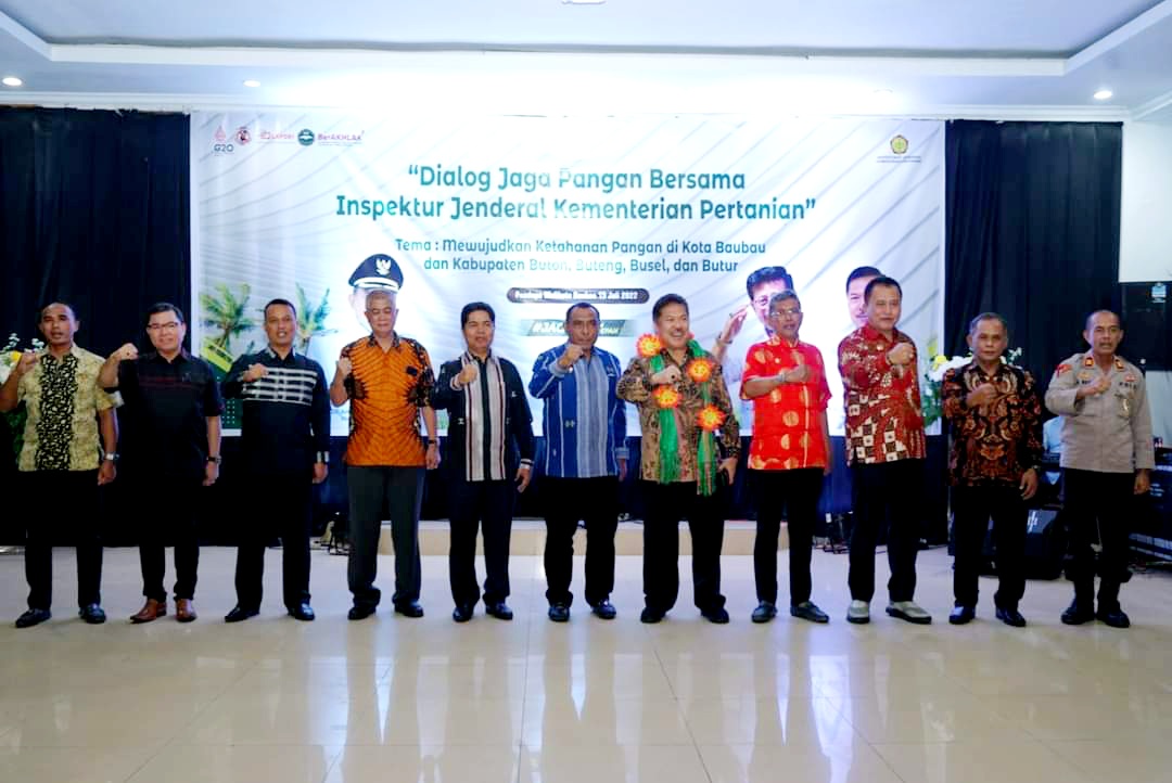 Bupati Buton Hadiri Dialog Jaga Pangan