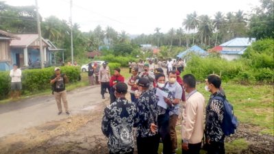 Cegah Chaos, Polres Buton Amankan Eksekusi Tanah di Desa Nambo