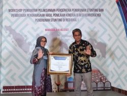 Buton Dapat penghargaan sebagai kabupaten Terbaik Penanganan Stunting