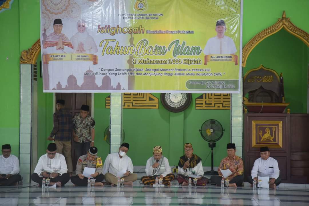 Pemkab dan Kemenag Buton Gelar Istigosah 1 Muharram 1444 H