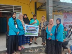 Pemdes Liya Onemelangka Salurkan BLT Tahap II Bersama Mahasiswa KKN IAIN Kendari