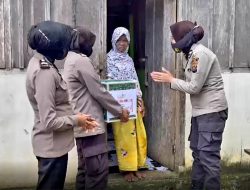 Jelang Hut Polwan Ke-74, Polwan Polres Buton Gelar Bakti Sosial