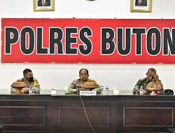 Cegah Bencana Alam Kapolres Buton Harap Kerjasama Berbagai Pihak