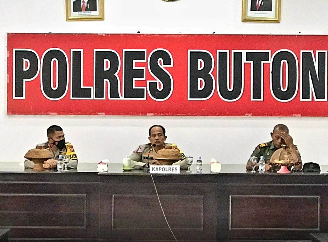 Cegah Bencana Alam Kapolres Buton Harap Kerjasama Berbagai Pihak